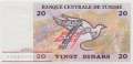 Tunesien - 20  Dinars (#088_UNC)