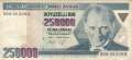 Turkey - 250.000  Lira (#207-U1_F)