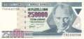 Turkey - 250.000  Lira (#211_XF)