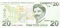 Türkei - 20  Lira (#224a_UNC)
