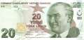 Türkei - 20  Lira (#224a_UNC)