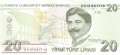 Türkei - 20  Lira (#224c-D_UNC)