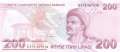 Türkei - 200  Lira (#227d_UNC)