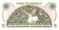 Uganda - 5  Shillings (#015_UNC)