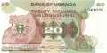 Uganda - 20  Shillings (#017_UNC)