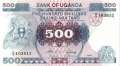 Uganda - 500  Shillings (#025_UNC)