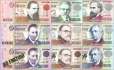 Uruguay: Serie Armonica (9 banknotes in folder)
