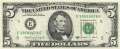 USA - 5  Dollars (#481b-E_UNC)
