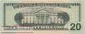USA - 20  Dollars (#553-K_UNC)
