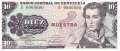 Venezuela - 10  Bolivares - SPECIMEN (#060aS-B_UNC)