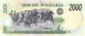 Venezuela - 2.000  Bolivares (#077b_UNC)