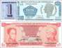 Venezuela: 1 - 5 Bolivares (3 banknotes)