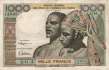 Ivory Coast - 1.000  Francs (#103Ac_F)