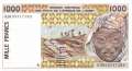Ivory Coast - 1.000 Francs (#111Ak_UNC)