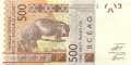 Ivory Coast - 500  Francs (#119Am_UNC)
