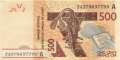 Ivory Coast - 500  Francs (#119Am_UNC)
