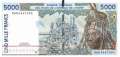 Benin - 5.000  Francs (#213Be_UNC)