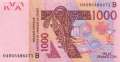 Benin - 1.000  Francs (#215Bb_UNC)