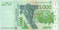 Benin - 5.000  Francs (#217Bc_UNC)