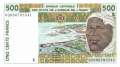 Senegal - 500  Francs (#710Km_UNC)
