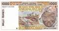 Senegal - 1.000  Francs (#711Ki_UNC)