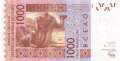 Senegal - 1.000  Francs (#715Kb_UNC)