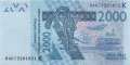 Senegal - 2.000  Francs (#716Kb_UNC)
