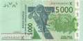 Senegal - 5.000  Francs (#717Kv_UNC)