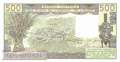 Togo - 500  Francs (#806Tj_UNC)