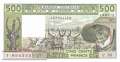 Togo - 500  Francs (#806Tj_UNC)