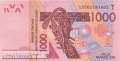 Togo - 1.000  Francs (#815Th_UNC)