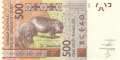 Togo - 500  Francs (#819Tc_UNC)