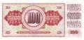 Yugoslavia - 100  Dinara (#080b_UNC)