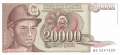 Yugoslavia - 20.000  Dinara (#095_UNC)