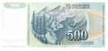 Jugoslawien - 500  Dinara (#106_UNC)