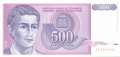 Jugoslawien - 500 Dinara (#113_UNC)