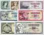 Jugoslawien: 5 - 1.000 Dinar (7 Banknoten)