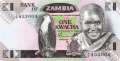 Sambia - 1  Kwacha (#023a_UNC)