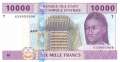 Kongo - 10.000  Francs (#110Tc_UNC)