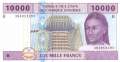 Cameroon - 10.000  Francs (#210Uc_UNC)