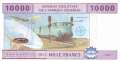 Kamerun - 10.000  Francs (#210Ud_UNC)