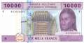 Equatorial Guinea - 10.000  Francs (#510Fc_UNC)