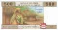 Tschad - 500  Francs (#606Ca_UNC)