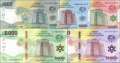 Zentralafrikanische Staaten: 500 - 10.000 Francs (5 Banknoten)