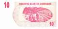 Zimbabwe - 10  Dollars (#039_UNC)
