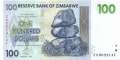 Zimbabwe - 100  Dollars - Ersatzbanknote (#069R_UNC)
