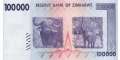Zimbabwe - 100.000  Dollars (#075_UNC)