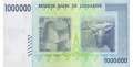 Zimbabwe - 1 Million Dollars (#077_UNC)
