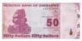 Zimbabwe - 50 Dollars (#096_UNC)