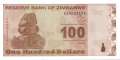 Zimbabwe - 100  Dollars (#097_UNC)